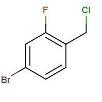 85510-82-3 4-BROMO-2-FLUOROBENZYL CHLORIDE chemical structure