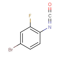 88112-75-8 4-BROMO-2-FLUOROPHENYL ISOCYANATE chemical structure