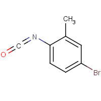 1591-98-6 4-BROMO-2-METHYLPHENYL ISOCYANATE chemical structure