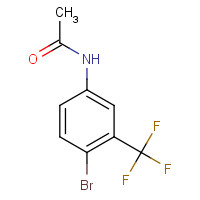 41513-05-7 4-BROMO-3-(TRIFLUOROMETHYL)ACETANILIDE chemical structure
