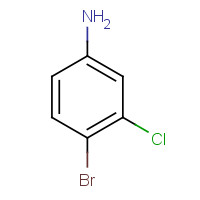 21402-26-6 4-BROMO-3-CHLOROANILINE chemical structure
