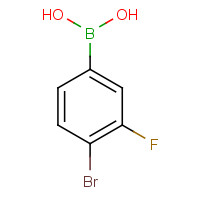 374790-97-3 4-BROMO-3-FLUOROBENZENEBORONIC ACID chemical structure