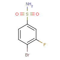 263349-73-1 4-Bromo-3-fluorobenzenesulfonamide chemical structure