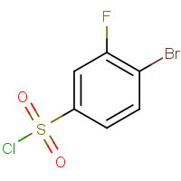 351003-51-5 4-Bromo-3-fluorobenzenesulfonyl chloride chemical structure