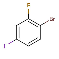 136434-77-0 1-BROMO-2-FLUORO-4-IODOBENZENE chemical structure