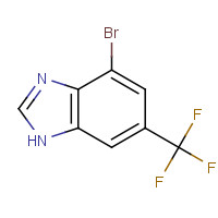 175135-14-5 4-BROMO-6-(TRIFLUOROMETHYL)BENZIMIDAZOLE chemical structure