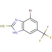 175135-17-8 4-BROMO-6-(TRIFLUOROMETHYL)BENZIMIDAZOLE-2-THIOL chemical structure