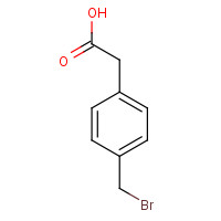 13737-36-5 4-(BROMOMETHYL)PHENYLACETIC ACID chemical structure