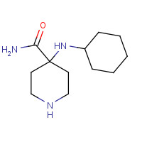 83877-87-6 4-(cyclohexylamino)piperidine-4-carboxamide chemical structure