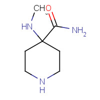 84100-51-6 4-(methylamino)piperidine-4-carboxamide chemical structure