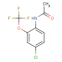 175278-36-1 4'-CHLORO-2'-(TRIFLUOROMETHOXY)ACETANILIDE chemical structure