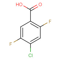 132794-07-1 4-CHLORO-2,5-DIFLUOROBENZOIC ACID chemical structure