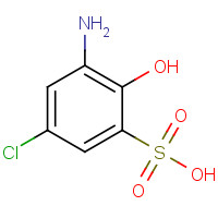 88-23-3 2-Amino-4-chlorophenol-6-sulfonic acid chemical structure