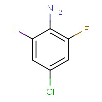 216393-67-8 4-CHLORO-2-FLUORO-6-IODOANILINE chemical structure