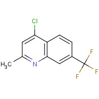 18529-09-4 4-CHLORO-2-METHYL-7-(TRIFLUOROMETHYL)QUINOLINE chemical structure