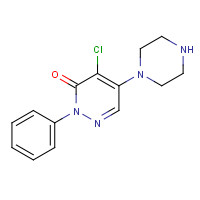 153276-35-8 4-CHLORO-2-PHENYL-5-PIPERAZINOPYRIDAZIN-3(2H)-ONE chemical structure
