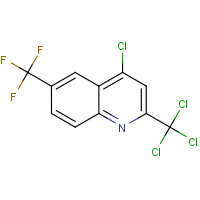 91991-82-1 4-CHLORO-2-TRICHLOROMETHYL-6-TRIFLUOROMETHYLQUINOLINE chemical structure