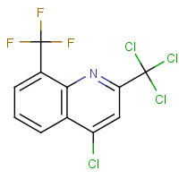 91991-76-3 4-CHLORO-2-TRICHLOROMETHYL-8-TRIFLUOROMETHYL-QUINOLINE chemical structure