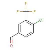 34328-46-6 4-Chloro-3-(trifluoromethyl)benzaldehyde chemical structure