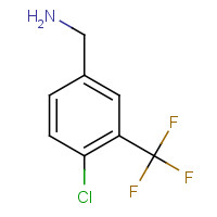 62039-92-3 4-CHLORO-3-(TRIFLUOROMETHYL)BENZYLAMINE chemical structure