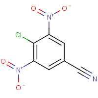 1930-72-9 4-CHLORO-3,5-DINITROBENZONITRILE chemical structure
