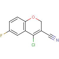 175205-57-9 4-CHLORO-3-CYANO-6-FLUORO-2H-BENZOPYRAN chemical structure