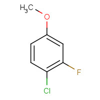 501-29-1 4-CHLORO-3-FLUOROANISOLE chemical structure
