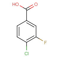 403-17-8 4-Chloro-3-fluorobenzoic acid chemical structure