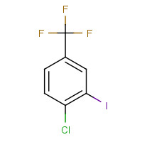 672-57-1 4-CHLORO-3-IODOBENZOTRIFLUORIDE chemical structure