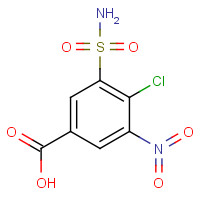 22892-96-2 4-Chloro-3-nitro-5-sulphamoylbenzoic acid chemical structure