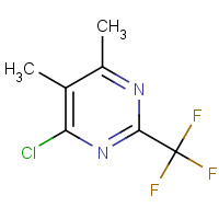 175277-32-4 4-CHLORO-5,6-DIMETHYL-2-(TRIFLUOROMETHYL)PYRIMIDINE chemical structure