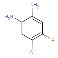 139512-70-2 4-CHLORO-5-FLUORO-O-PHENYLENEDIAMINE chemical structure
