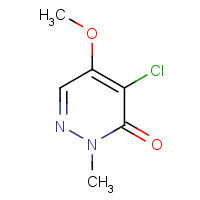 14628-57-0 4-CHLORO-5-METHOXY-2-METHYL-2,3-DIHYDROPYRIDAZIN-3-ONE chemical structure