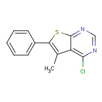 306934-78-1 4-CHLORO-5-METHYL-6-PHENYLTHIENO[2,3-D]PYRIMIDINE chemical structure