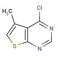 43088-67-1 4-CHLORO-5-METHYLTHIENO[2,3-D]PYRIMIDINE chemical structure