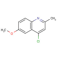 50593-73-2 4-CHLORO-6-METHOXY-2-METHYLQUINOLINE chemical structure