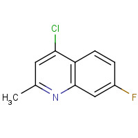 18529-04-9 4-CHLORO-7-FLUORO-2-METHYLQUINOLINE chemical structure