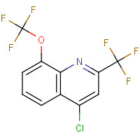 306935-27-3 4-CHLORO-8-(TRIFLUOROMETHOXY)-2-(TRIFLUOROMETHYL)QUINOLINE chemical structure