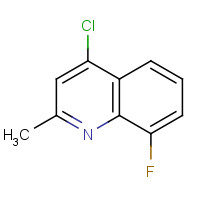 18615-59-3 4-CHLORO-8-FLUORO-2-METHYLQUINOLINE chemical structure