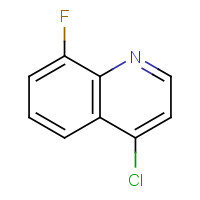 63010-72-0 4-Chloro-8-fluoroquinoline chemical structure