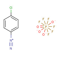 1582-27-0 4-CHLOROBENZENEDIAZONIUM HEXAFLUOROPHOSPHATE chemical structure