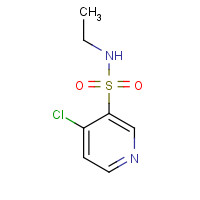 59582-90-0 4-Chloro-N-ethyl-3-pyridinesulfonamide chemical structure