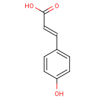 7400-08-0 p-Hydroxy-cinnamic acid chemical structure