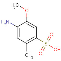 6471-78-9 4-Amino-5-methoxy-2-methylbenzensulfonic acid chemical structure