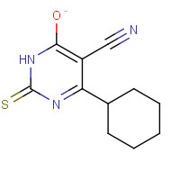 290313-19-8 4-CYCLOHEXYL-2-MERCAPTO-6-OXO-1,6-DIHYDROPYRIMIDINE-5-CARBONITRILE chemical structure
