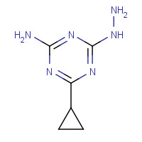 175204-76-9 4-CYCLOPROPYL-6-HYDRAZINO-1,3,5-TRIAZIN-2-AMINE chemical structure