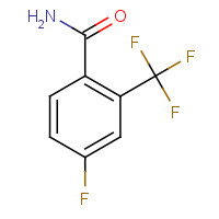 207919-06-0 4-FLUORO-2-(TRIFLUOROMETHYL)BENZAMIDE chemical structure