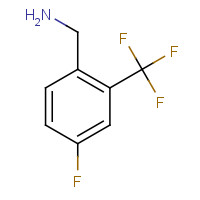 202522-22-3 4-FLUORO-2-(TRIFLUOROMETHYL)BENZYLAMINE chemical structure