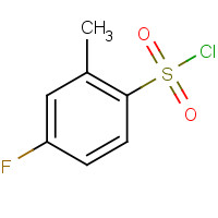 7079-48-3 4-FLUORO-2-METHYLBENZENESULFONYL CHLORIDE chemical structure