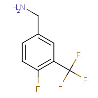 67515-74-6 4-FLUORO-3-(TRIFLUOROMETHYL)BENZYLAMINE chemical structure